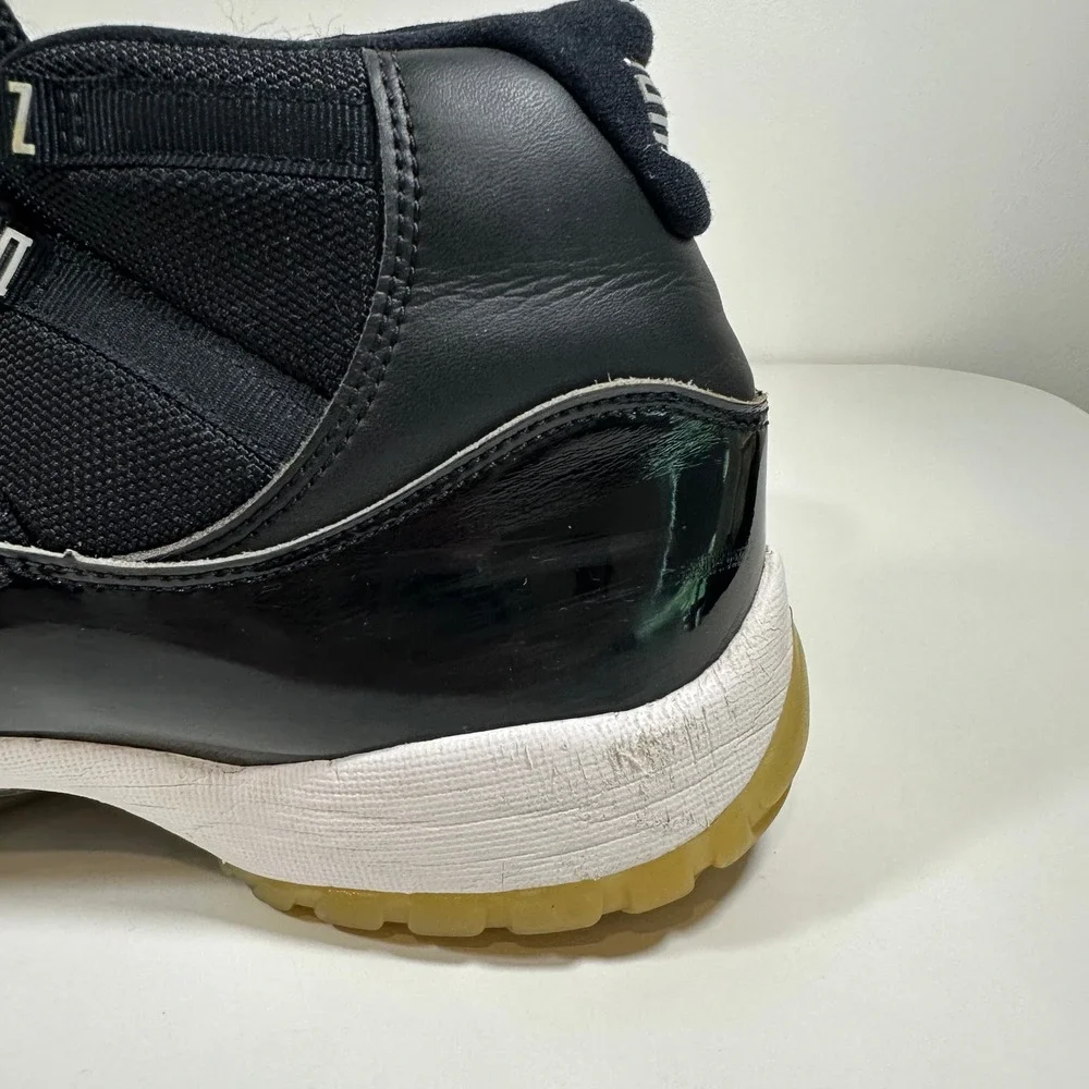 Air Jordan 11 Retro Jubilee 25th Anniversary Black White Mens Size 11